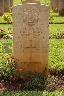 BEIRUT WAR CEMETERY - THOMPSON, ARTHUR GODFREY